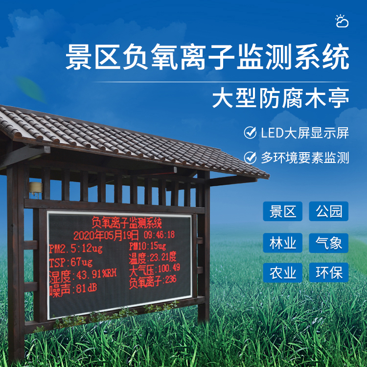 景區(qū)氣象站助力負(fù)氧離子濃度監(jiān)測