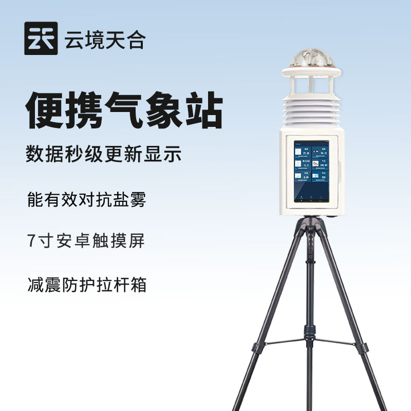 一體化便攜式氣象站的核心優(yōu)勢(shì)：輕量化設(shè)計(jì) + 全要素監(jiān)測(cè)